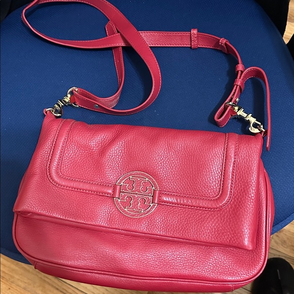 Tory Burch Red Leather Crossbody Bag - Picture 6 of 6